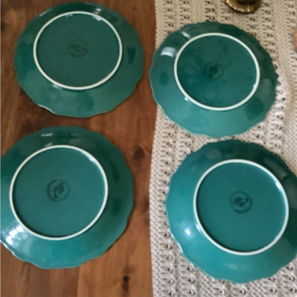 The pioneer woman, cowgirl lace pattern set of four salad/dessert plates - Picture 2 of 5